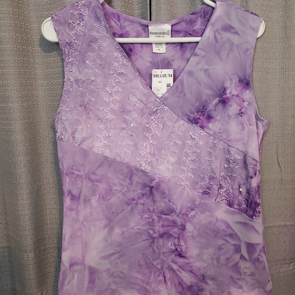 NWTs Fashion bug purple tank top 💜
